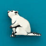 Miniature Pewter Beaver