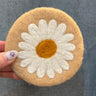 Beige Daisy Coaster