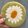 Green Daisy Coaster