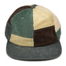 Blue Patchwork Corduroy Hat