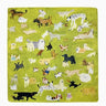 Dogs in the Park Square Silk Scarf