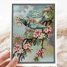Cat Riding Bird Card