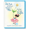 Teaching Daughter To Be A Man Happy Father's Day Card