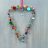Hand-Beaded Heart Ornament