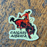 Bucking Bronco Calgary Sticker