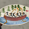 Geese in Canoe Plate