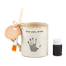 Love You Mom Handprint Mug