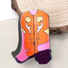 Orange & Pink Cowboy Boot Hair Claw
