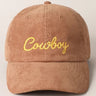 A "Cowboy Hat" in Mocha
