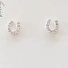 Silver Horseshoe Earrings