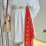 Silk Red Paisely Scarf
