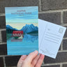 Maligne Lake Alberta Postcard