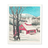 Maple Sugar Shack Swedish Dishcloth