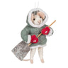 Snow Shovel Mouse Ornament