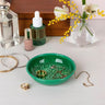Botanical Green Trinket Dish