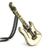 Bronze Guitar Necklace
