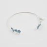 Forget Me Not Silver Bangle