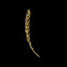 Golden Wheat Brooch