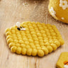 Felt Bee Hexagon Trivet