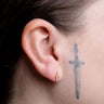 Mini Dagger Gold Vermeil Earrings