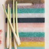 Striped Marble Resin Serving Board