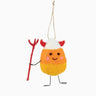 Devil Candy Corn Ornament