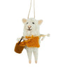 Felt Knitting Sheep Ornament