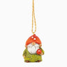 Gnome in Mushroom Cap Ornament