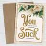 Gonna Suck without You - Retirement Card