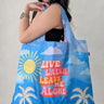 Live, Laugh, Leave Me Alone Foldable Tote