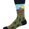 Bigfoot Peace Out Socks