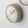 Cream Mini Suction Clock