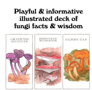 Mushroom Spotter's Deck: A Field Guide to Fungi & Their Age Old Widsom Cards, a great guide for a beginner forager.