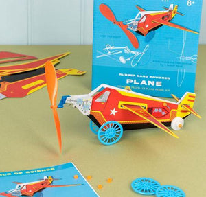 Make Your Own Rubber Powered Plane Kit