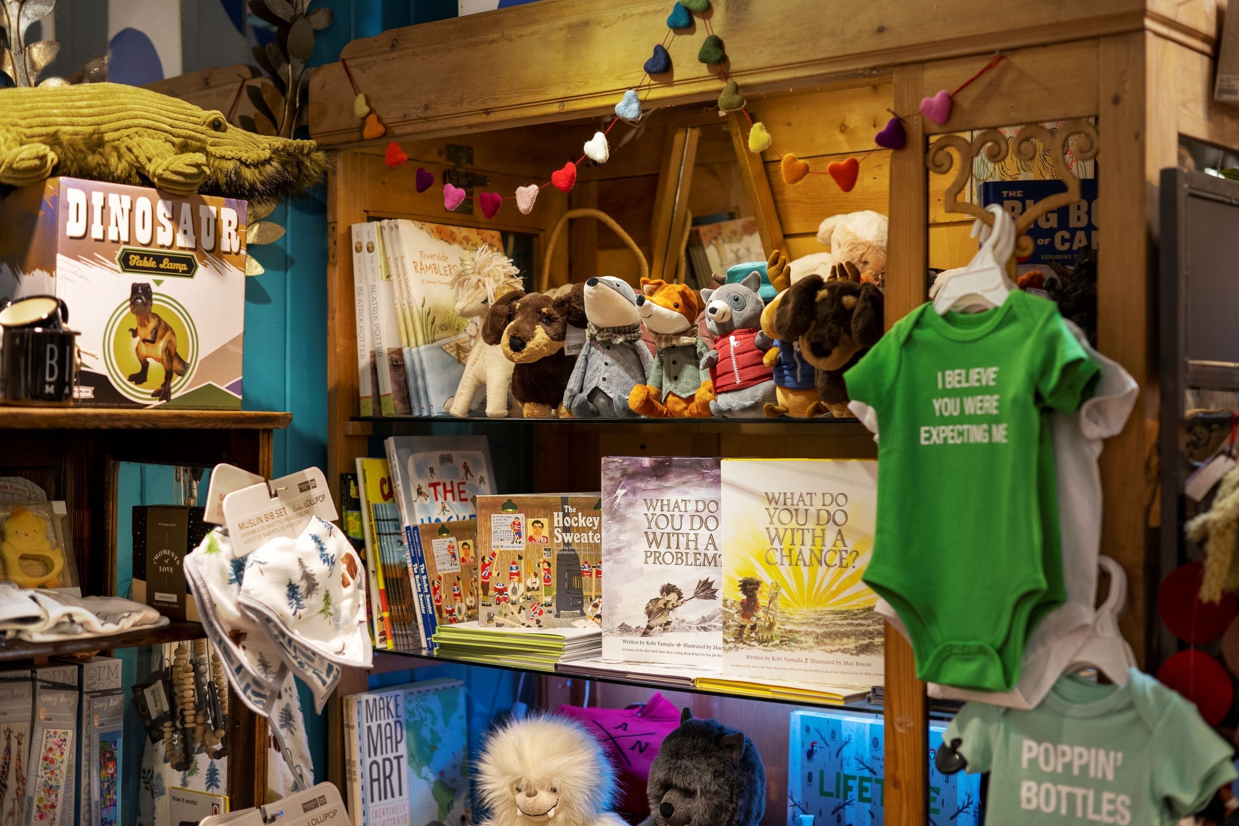 Keeping the children entertained can be hard work. Canadian books, retro toys, and games are available for new babes and little ones alike.