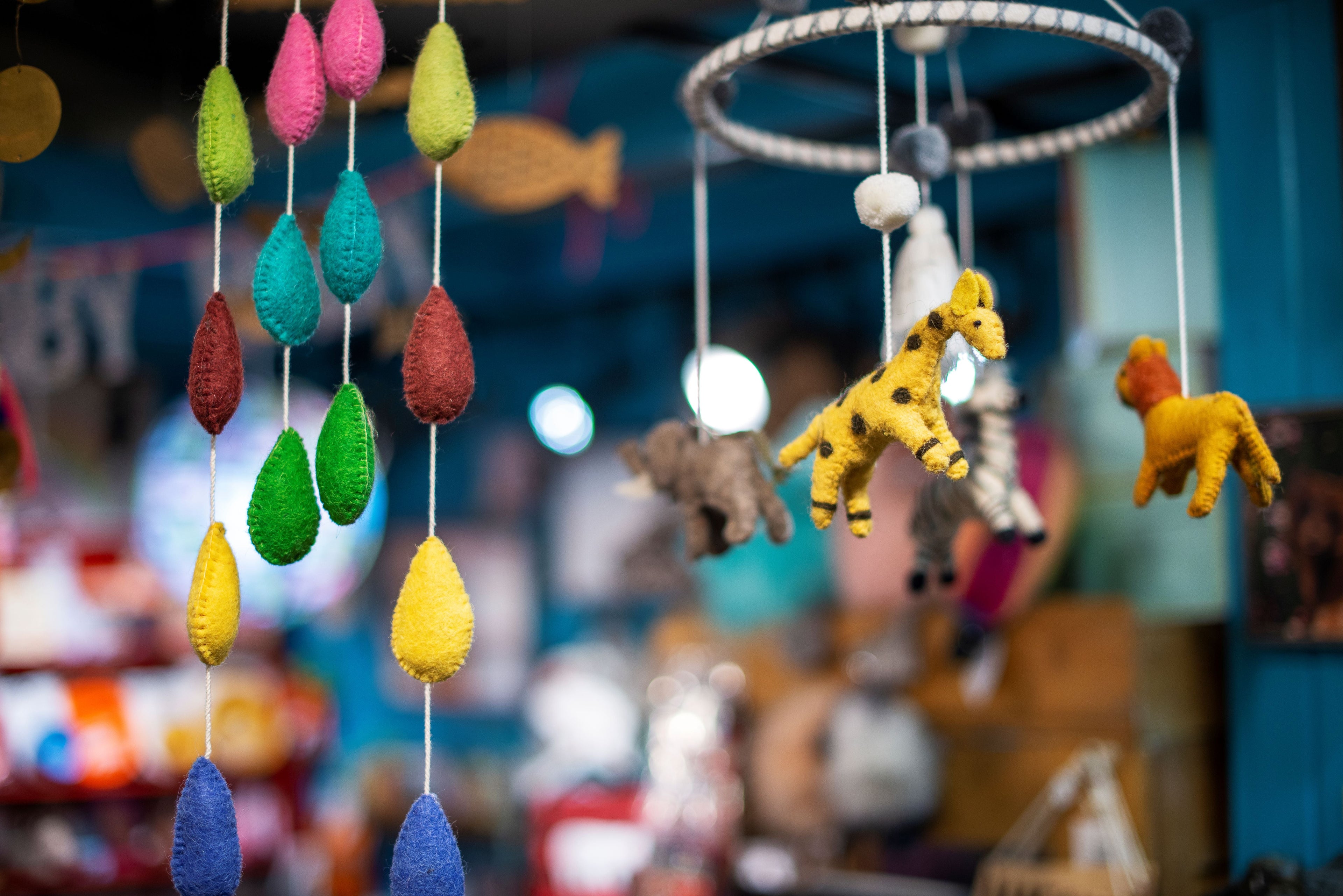 Felted mobiles. kids toys Calgary