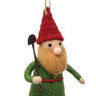 Gardening Gnome Felt Ornament