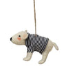 Dogs in Clothes Ornament