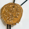 Country Rose- 14K and PVD Cord Lariat Tassel Necklace