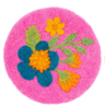 Felt Coaster - Shelly and Floral