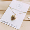 Heart Locket Necklace Gold Filled Sentimental Gift