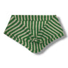 Striped Triangle Knitted Wool Scarf