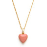 Small Heart Enamel Locket Necklace