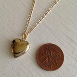 Small Heart Locket - Gold