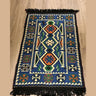 Vintage Blue Kilim Area Rug Carpet
