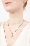 Three Pea Pod Necklace