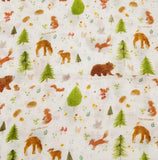 Bamboo Swaddling Blanket - Forest Friends