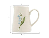 Bird with Twig Mini Pitcher