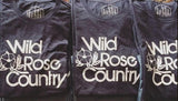 Wild Rose Country Womens Tshirt - Charcoal