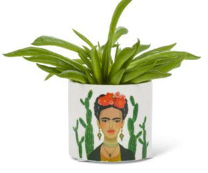 Frida with Cactus - Planter